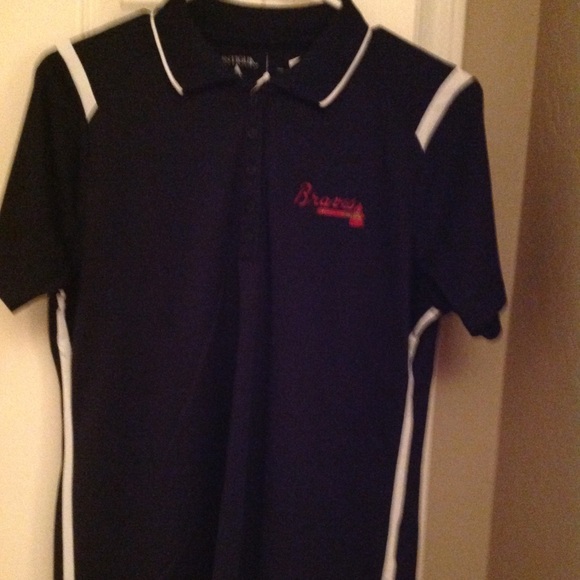 Antigua Tops - NWT- Atlanta Braves Polo